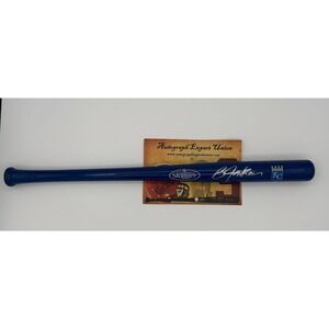 Bo Jackson Signed  Louisville Slugger Mini Baseball Bat Kansas City Royals